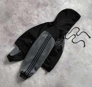 Sudadera con capucha Funky informal para hombre Estilo de calle de tela de algodón de ajuste suelto con diseño de arte impreso - Product Image 5