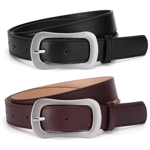 เข็มขัดหนังวัวแท้สำหรับผู้ชาย รุ่นใหม่ล่าสุด ดีไซน์ทันสมัย ทนทาน กันน้ำ ระบายอากาศได้ดี น้ำหนักเบา หัวเข็มขัดโลหะผสม - Product Image 1