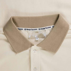 Luxe personnalisé pour hommes pour Polo doux coton maille à manches courtes logo broderie solide anti-rides Golf Camisas polos - Product Image 3