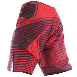 กางเกง MMA/มวย สำหรับผู้ชายและผู้หญิง แบบยูนิเซ็กซ์  ออกแบบลายพิมพ์ดิจิทัลได้ตามต้องการ ผลิตจากผ้าสแปนเด็กซ์ เหมาะสำหรับออกกำลังกาย พร้อมส่ง บริการ OEM - Product Image 3