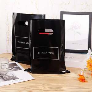 OEM de fábrica, venta al por mayor, colores personalizados, troquelado, PE, supermercado, asa de transporte, compras, fuelle lateral, mercancía, perforadora, bolsa de regalo - Product Image 6