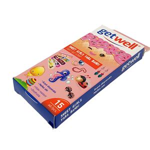 Boîtes d'emballage de pansements adhésifs personnalisées avec impression dorée, revêtement UV, carton médical pour pansements avec logo - Product Image 4