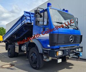 Camion à benne basculante lourd diesel 1992, utilisé pour Mercedes Benz 1417 4x4 Euro 2, conduite à gauche, capacité de charge de 31 à 40 tonnes, poids total autorisé de 10 à 15 tonnes - Product Image 2