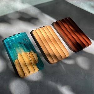 Porte-stylos moderne en résine et en bois, organisateur de bureau décoratif, support pour stylos et crayons - Product Image 6