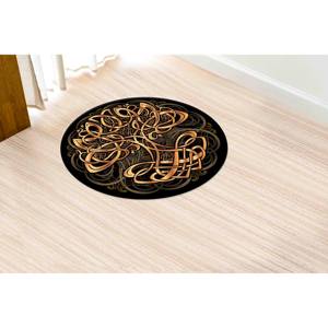 Tapis imprimé - Tapis Arbre de Vie, moderne, facile à nettoyer, cadeau de pendaison de crémaillère, avec tapis à poils doux - Product Image 5