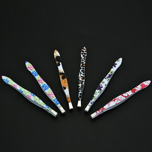 Pinces à épiler en acier inoxydable pour le visage, épilation des poils du visage, coupe-sourcils, pinces à cils, outil de maquillage, pinces à épiler pour extensions de cils - Product Image 6