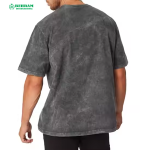 เสื้อยืดผู้ชายคุณภาพสูงรักษ์โลกทรงโอเวอร์ไซส์ ผ้าฝ้าย 100% น้ำหนัก 200 กรัม พิมพ์ลายดิจิทัล ขายส่ง/รับผลิตตามสั่ง สินค้ามาใหม่ - Product Image 1