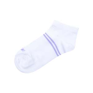 Chaussettes de cheville rayées respirantes pour femmes ERKE, taille unique, blanches, pour usage quotidien, hiver - Product Image 1