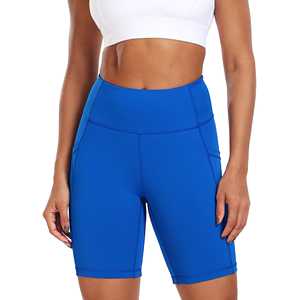 Women's Shorts High Waist Quick Dry Seamless Gym Wear Sport Butt Lift Fitness Pants Custom Workout Booty <b>Yoga</b> Shorts For Women - Product Image 2