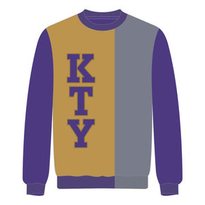 เสื้อไหมพรมโอเมก้าโกลด์ 3 สี รุ่น Divine Nine Greek Fraternity Apparel พรีเมียม ปักลายเชนิลล์ สไตล์วาร์ซิตี้ - Product Image 2