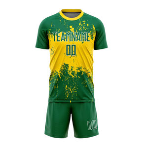 Kit de uniforme de fútbol de alta calidad personalizado Original de fábrica nuevo diseño de secado rápido transpirable camisetas de fútbol conjuntos de ropa deportiva - Product Image 3