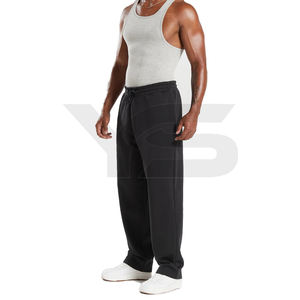 Vente en gros directe d'usine de pantalons de survêtement décontractés en coton respirant pour hommes Joggers taille moyenne pour Gym Sports Jogging Fitness Workout - Product Image 6