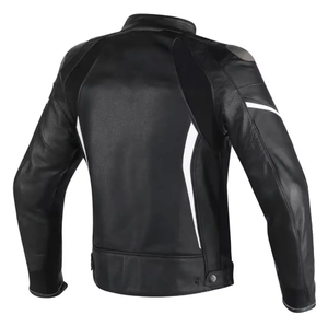 เสื้อแจ็กเก็ตมอเตอร์ไซด์ของผู้หญิงเสื้อแข่งรถมอเตอร์ไซด์หนังแท้ขนาดพิเศษงานตามสั่ง - Product Image 2