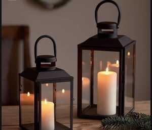 2025 Creative Design LED Metal Hanging <b>Lanterns</b> Waterproof for Outdoor Garden & Home for Christmas & Wedding <b>Decorations</b> - Product Image 2