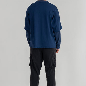 Camiseta informal de manga larga para hombre, Camiseta deportiva de algodón para hombre, camiseta personalizada de alta calidad de talla grande de manga larga para hombre, camiseta para hombre - Product Image 1