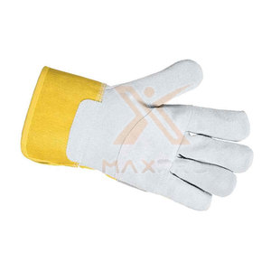Pakistan Manufactured Premium Quality Leather Working <b>Gloves</b> Fire Proof Waterproof Anti-Slip Features Safety Cuff Customizable - Product Image 5