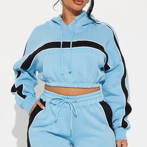 Ensemble de survêtement deux pièces en molleton doux et confortable pour femme, qualité supérieure, coupe décontractée, style tendance, collection 2026 - Product Image 5