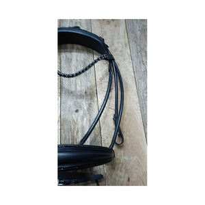 Exportateur indien Confort Anatomique Cob Taille Cristal Noir Style Occidental Bride En Cuir Véritable PVC Nylon pour Chevaux Anglais - Product Image 4