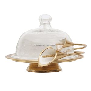 Plateau de service ovale gris de qualité supérieure avec finition lisse et poignées robustes Idéal pour les repas élégants et la présentation élégante à la maison - Product Image 5