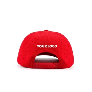 Casquettes de golf personnalisables imperméables UPF50+ avec trous découpés au laser, casquette classique 5 panneaux haute performance, logo personnalisé, anti-transpiration, séchage rapide - Product Image 6