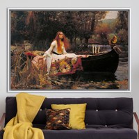 John William Waterhouse Kanvas Cetak Panel Seni Dekoratif Gantung Dinding Berbingkai Transparan
