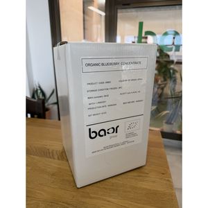 บลูเบอร์รี่เข้มข้นออร์แกนิก 10 กก. แช่แข็ง แหล่งกำเนิดสเปน กลุ่มบริษัท บาออร์ - Product Image 1