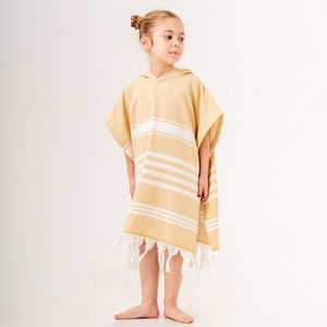 Albatros Kids Poncho con capucha y toalla, color mostaza, de 2 a 5 años - Product Image 6