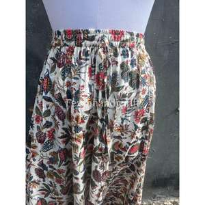 Women's Summer Casual Floral Print <b>Maxi</b> Dress Tunic Wholesale Lot Cotton <b>Wrap</b> <b>Skirt</b> Elastic Waist Two-Tier Beach <b>Skirt</b> Maternity - Product Image 6