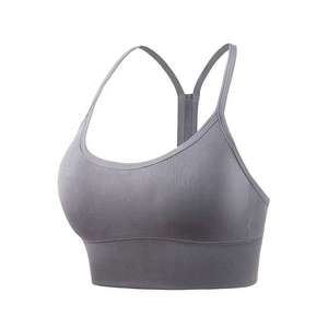 Soutien-gorge de sport à dos croisé pour femmes à quantité minimale de commande bas Vêtements de sport sexy avec motif respirant Motif imprimé Soutien-gorge de fitness de marque privée - Product Image 4