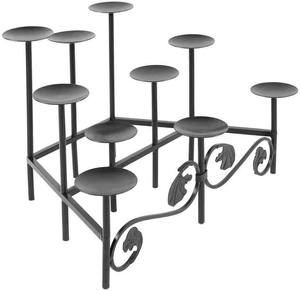 Porte-bougie en métal moderne et élégant pour la décoration de table, l'affichage sur étagère et le style de la maison - Product Image 6