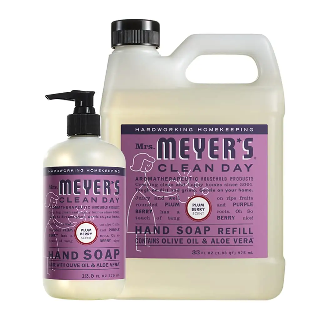 MEYER'S CLEAN DAY Savon liquide pour les mains, fabriqué avec des huiles essentielles, formule biodégradable 12.5 fl. Oz-Paquet de 3