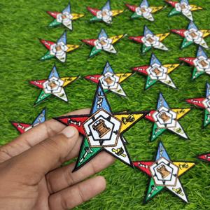 Parche Bordado de la Orden de la Estrella del Este (OES), Colorido - Product Image 1