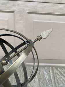 Globo de Metal de latón brillante antiguo completamente pulido dorado decorativo estándar de lujo estilo náutico pintado Offset artesanías de Metal - Product Image 3