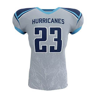 Camisetas de Fútbol Americano Personalizadas de la Mejor Calidad, Cortas, 100% Poliéster, Transpirables, MOQ Bajo, Nueva Llegada - Product Image 1