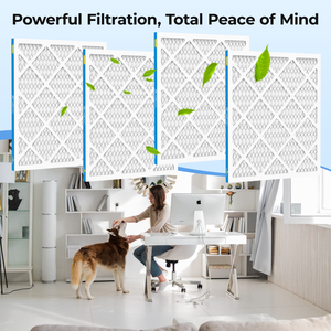 แผ่นกรองอากาศ SUIXINEYI MERV8 สำหรับเครื่องปรับอากาศ HVAC และเตาอบ ขนาด 20x24x1 นิ้ว รูปทรงสี่เหลี่ยมจัตุรัสแบบจีบ - Product Image 2