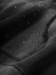 Sweat-shirts style urbain vintage personnalisés en molleton épais 100 % coton, entièrement zippés, effet usé, délavé à l'acide, effet vieilli 3D - Product Image 4