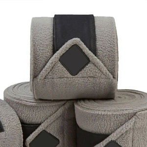 Bandage en polaire pour jambes, choix de couleurs, taille cheval, bandages polo en toutes couleurs, sac en plastique, emballage personnalisé doux - Product Image 6