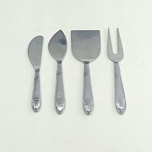 Wholesale Good quality stainless steel Silver Plated cheese Slicer <b>set</b> With New Amazing Design handle - Product Image 1