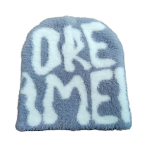 Gorro de Mohair para Mujer, Gorro de Punto Suave y Cálido, Cómodo, Informal, a la Moda, para Exteriores, Otoño e Invierno - Product Image 3