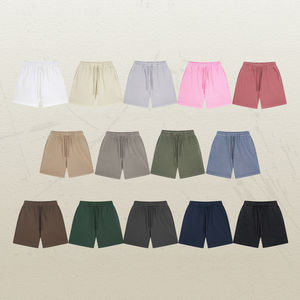 GEO BROTHERS Nouvel ensemble short et t-shirt pour homme imprimé numérique personnalisé en polyester/coton uni pour l'été - Product Image 4