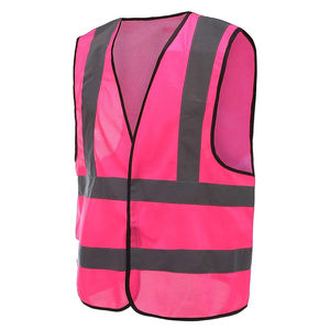 Chaleco de Seguridad de Tráfico de algodón de alta calidad con bolsillos Cremallera Hi Vis Chaleco de emergencia con logotipo personalizable Característica de múltiples bolsillos - Product Image 6