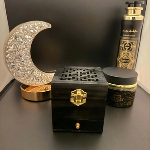 Encens traditionnel Bakhoor brûleur résine en bois maison décorative avec émail imprimé Nature modèle pour artisanat cadeaux en gros - Product Image 3