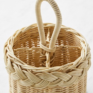 Hot Sale Rattan Utensil Holder <b>Basket</b> Handmade <b>Wicker</b> Cutlery Organizer Natural for Kitchen Dining Table <b>Storage</b> - Product Image 3