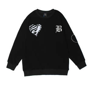 Hombres Toalla bordada calle suelta casual cuello redondo francés Terry polar pulóver sudaderas - Product Image 5