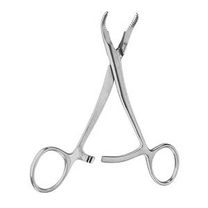 Fórceps ortopédicos de reducción de huesos, instrumentos quirúrgicos de 4,5 pulgadas, abrazadera de bloqueo de acero inoxidable, herramienta médica de alta calidad, kit de sutura - Product Image 1