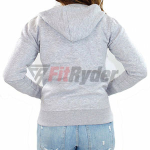 Sweat à capuche femme surdimensionné en polyester et coton avec logo personnalisé, dernière conception, nouvelle mode, prix de gros bon marché - Product Image 2