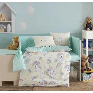 Ensemble de literie pour bébé en popeline crème Hobby Mila pour nouveau-né Essentials - Product Image 1