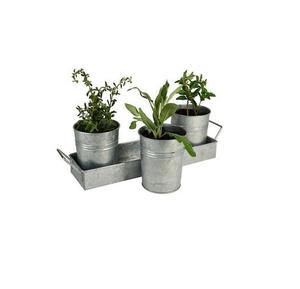 Modern <b>Planter</b> for <b>Indoor</b> & Outdoor Garden Decor Handmade <b>Hanging</b> Wall & Roof Silver Coated Cylindrical Customised Size & Shape - Product Image 3