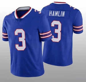 Camisetas de Fútbol Americano 17Josh Allen 3 Damar Hamlin 0 Keon Coleman 86 Dalton Kincaid VP Edición Limitada Cosidas 100% Poliéster - Product Image 6