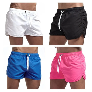 Factory Wholesale Breathable Quick Dry Swim <b>Trunks</b> Multi-Color Custom Brand Drawstring Closure Sports Swimming Beach Shorts Men - Product Image 2